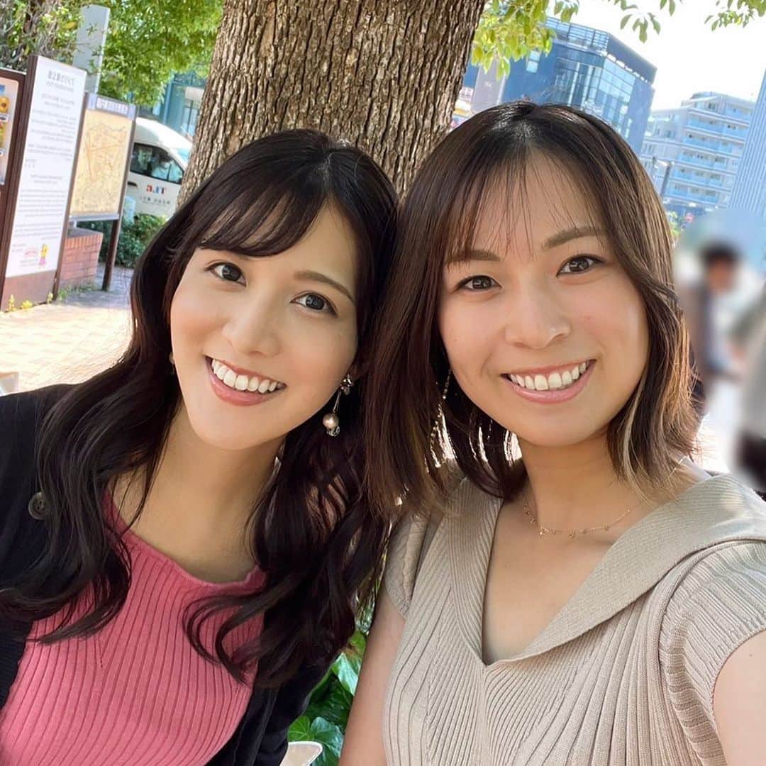 のインスタグラム：「はるちゃん🐰こと磯道はるかちゃん✨ 久しぶりに会えました🥺💓 * はるちゃんは太陽みたいに明るくて会うとパワー貰えます☺️✨ ありがとうね〜☺️✨ また会えるといいなぁ🥰💕 * #オスカープロモーション」