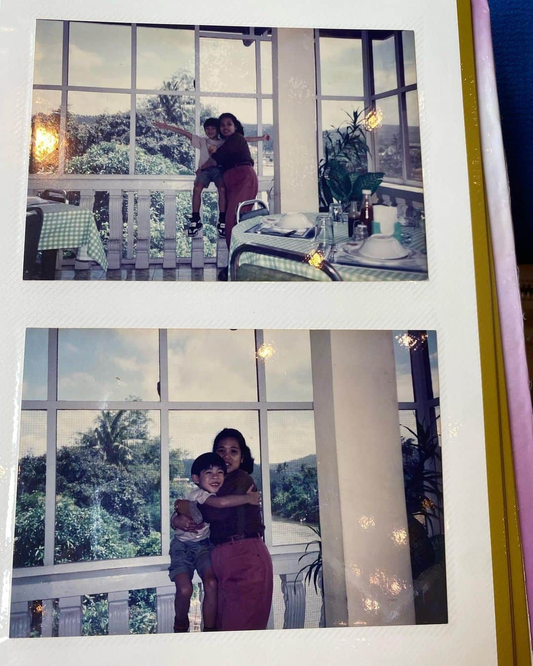 ヒューバートのインスタグラム：「My nanny left 25 years ago when she returned to Manila due to health problems and never came back. I visited once when I was little and this is the second time visiting as an adult. She’s now married with two daughters and literally has not changed one bit 😄」