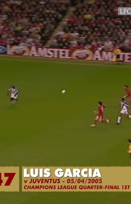 ルイス・ハビエル・ガルシア・サンスのインスタグラム：「Reposted from @liverpoolfc A fine @luchogarcia14 strike 🎯 We’re into the top 5️⃣0️⃣ of our greatest goals… 🤩」