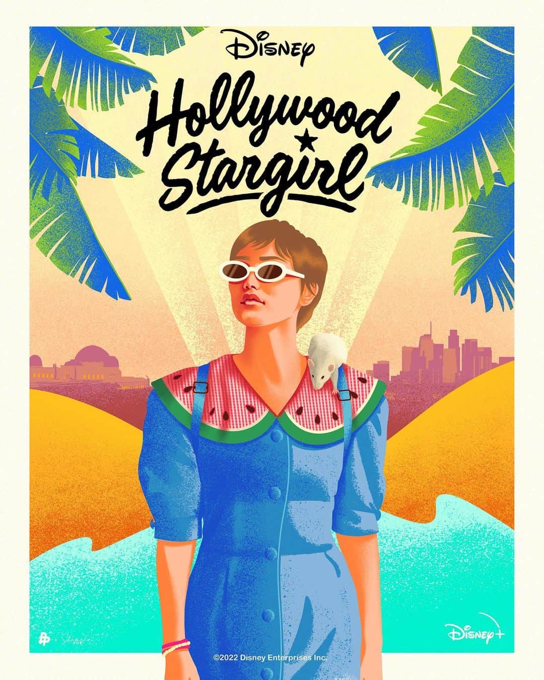 飯端美樹のインスタグラム：「Hollywood has gained another star ⭐️ Stream Hollywood Stargirl now on @DisneyPlus.  Poster by: @kino_maniac」