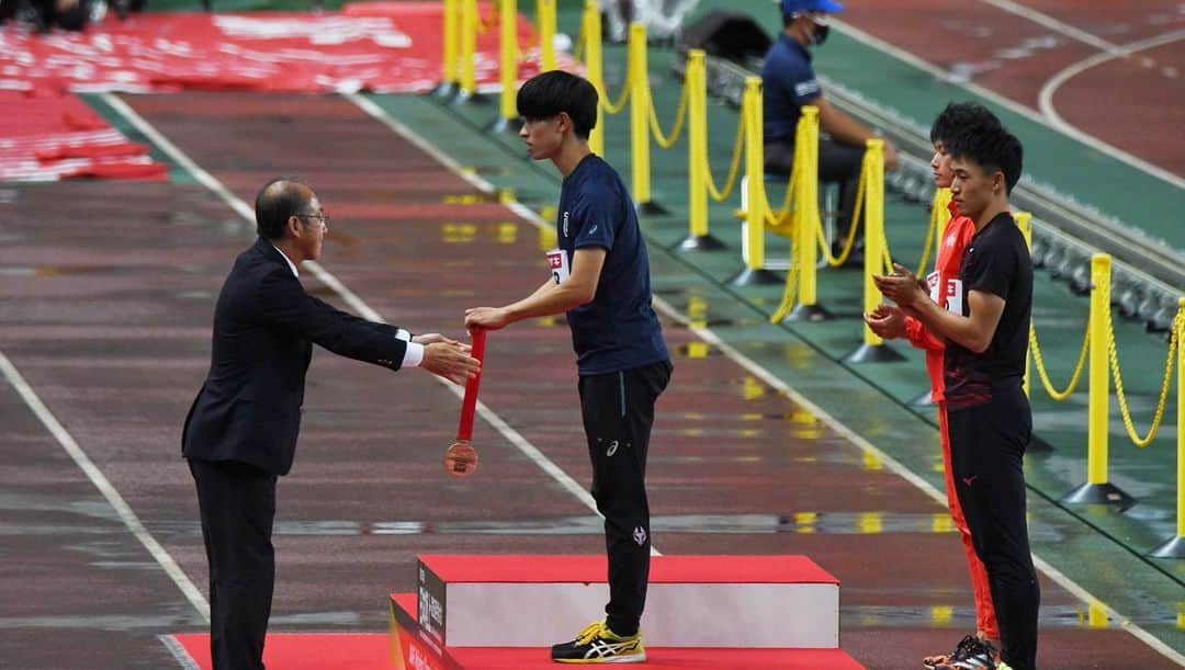 鈴木碧斗のインスタグラム：「日本選手権 400m 46.48 🥉 予選落ちしたと思ったけどギリ残って決勝立て直せた。ほんとに良かった...   #archive」