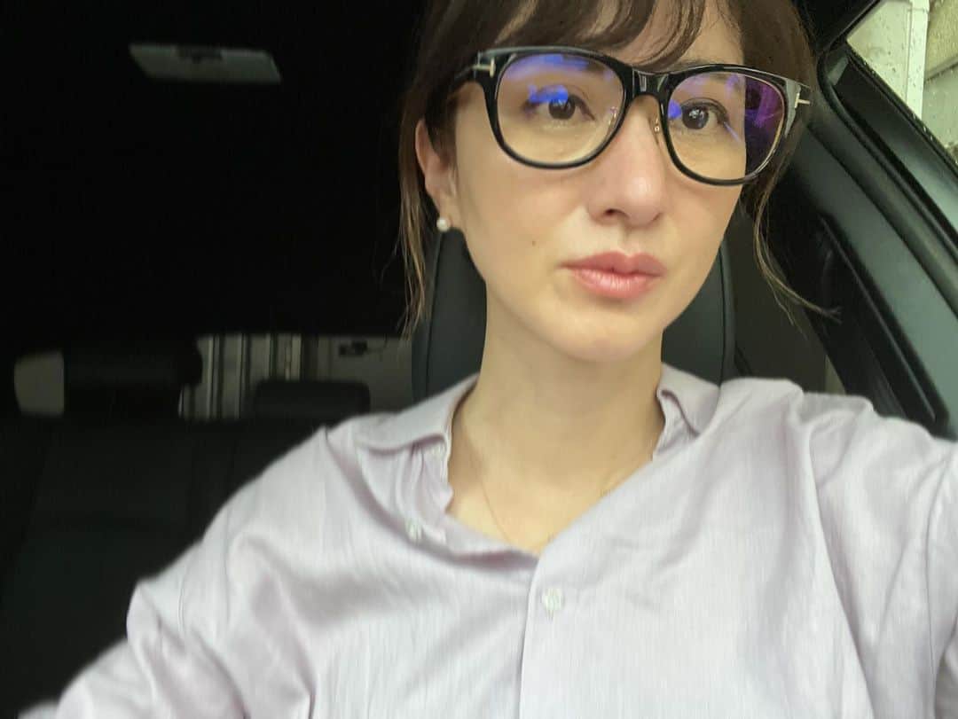 前田ゆかのインスタグラム：「👓 レンズchange。  #glasses  #newlens #tomford」