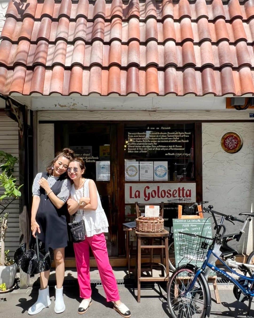 のインスタグラム：「出産前にもう1回会えない？と言ってくれてayuちゃん夫妻とWdate♡プレートまで用意してくれてたうえに、最後はカッコ良くお会計終わらせてくれてた。イケメン過ぎるやんか♡ちなみに今月しつこく後1回会います。笑 #wakkingourmet#lagolosetta#ラゴロセッタ#大阪 #妊娠10ヶ月#臨月#マタニティライフ」