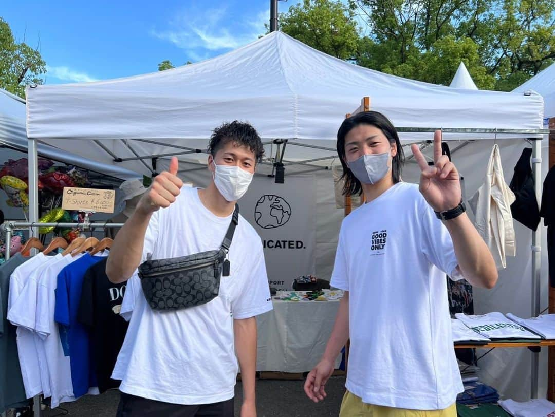 富田将馬さんのインスタグラム写真 - (富田将馬Instagram)「大学の同期が働いているお店が出店してたので行ってきました！！ ・ #dedicated #oceanpeoples  #代々木公園」7月10日 22時45分 - shoma_tomita