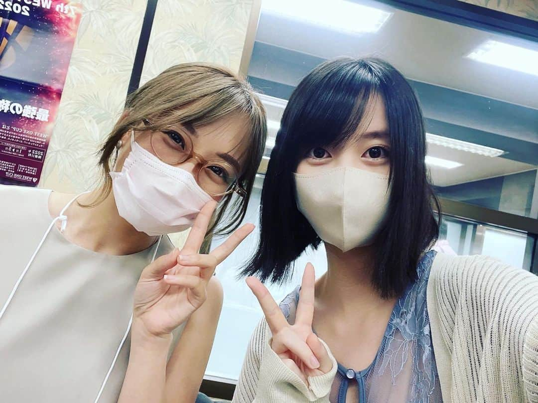 丸山奏子さんのインスタグラム写真 - (丸山奏子Instagram)「かじりさちゃんと！ 関西、東海プロアマでした☺️ いろんな場所で競技麻雀熱があがっててたかまるこ！はなまるこ！いぇーい🎉🎉🎉🎉」7月11日 9時57分 - maruko.ochibi