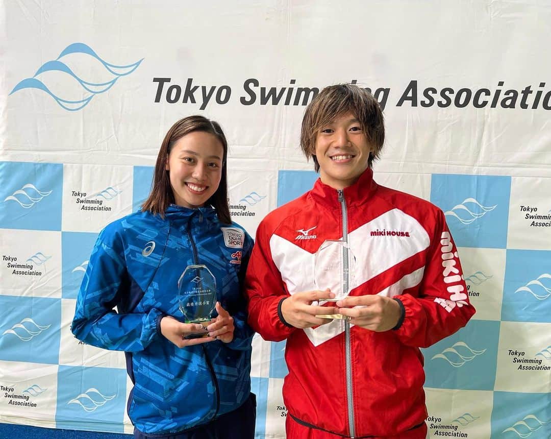 武良竜也のインスタグラム：「. 昨日まで行われました東京都選手権 に参加し最優秀選手賞まで選んでいただきました。 世界水泳が終わり第1試合目 思うことありますがまた次に向かって頑張っていきます！ 100BR🥇200BR🥇」