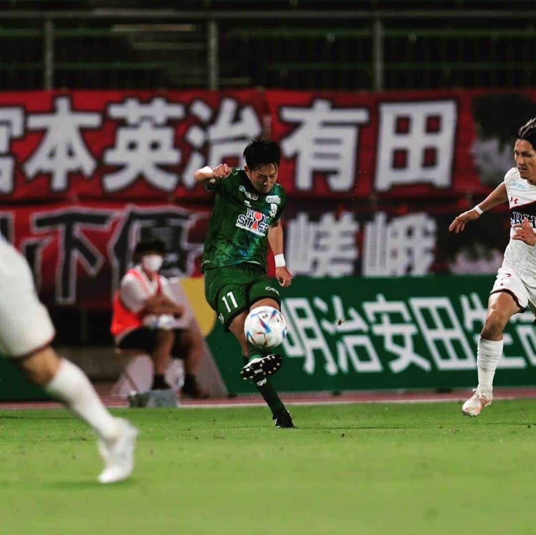 吉濱遼平のインスタグラム：「. 大事な試合で結果を出せなくて悔しいし不甲斐ない もっとやれる絶対諦めない」