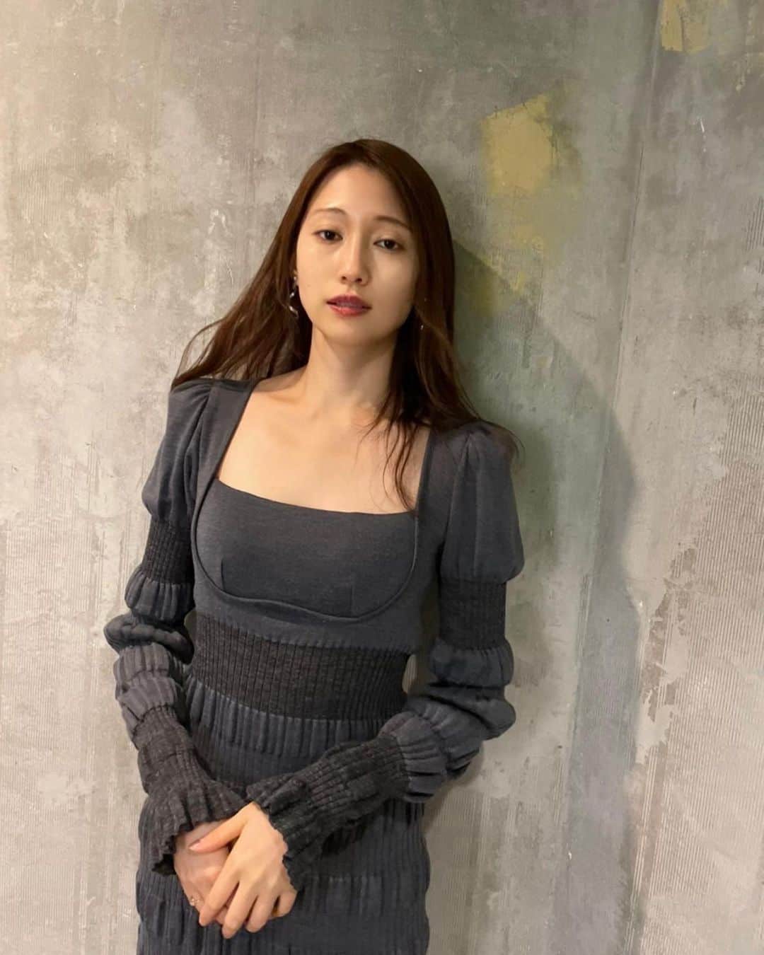 大野いとのインスタグラム：「札幌にて、映画「高津川」の舞台挨拶に立たせていただきました。温かい時間。 ありがとうございました☺️ dress: @fetico_official  #高津川 #fetico」