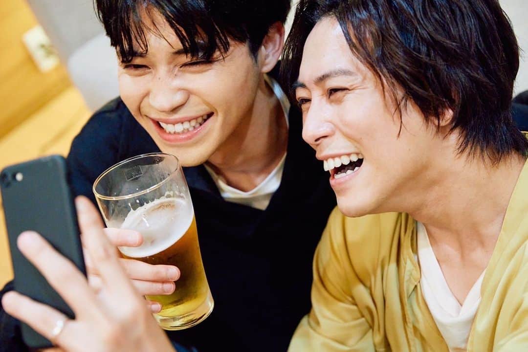 中田圭祐のインスタグラム：「#わた婚 6話 ありがとうございました！佐野さんと📸  @kei.umi_watakon」