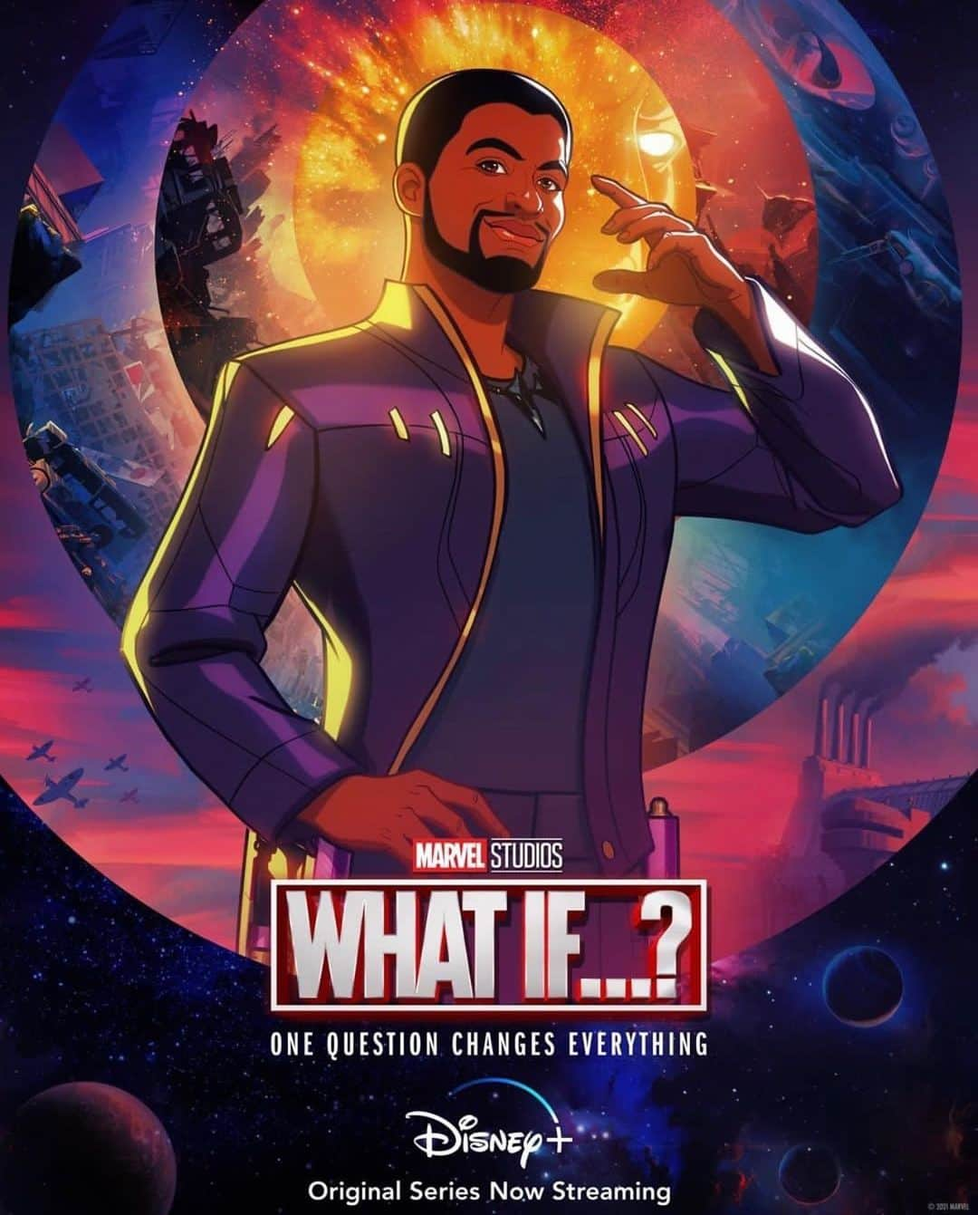 チャドウィック・ボーズマンのインスタグラム：「What an incredible honor! Thank you to the @televisionacad for Chad’s posthumous #Emmys nomination for Outstanding Character Voice-Over for his roll as T’Challa in the animated series #Whatif…? from @disneyplus and @marvelstudios.」