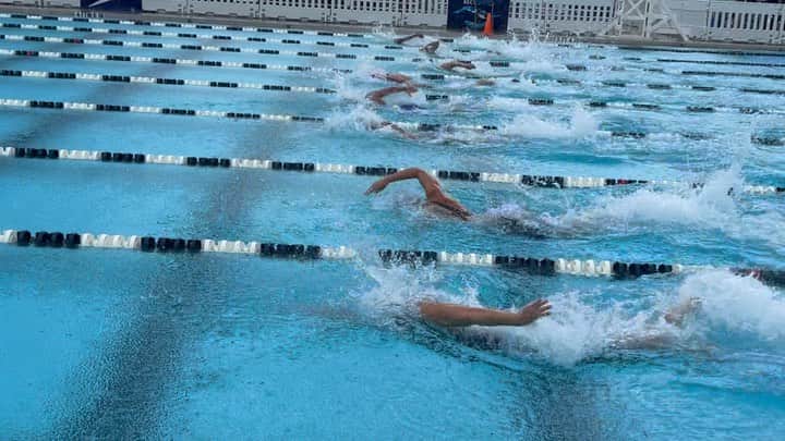 Julieのインスタグラム：「This past weekend was my first time racing at Sectionals since March. I ended up swimming 0.5 seconds slower from my best 50M Free time - I was very happy with my race, considering my recent injuries. And very glad I wasn’t in pain after the swim 😊 (Lane 7, second from the camera) . . . @arenausa #arenawaterinstinct #swimmer #summerjulep #swimming #swim #swimlife #swimmersofinstagram #instaswim #instaswimming #mastersswimming #instaswimmer #usaswimming #swimtraining #swimfast #swimmeet #myswimpro」