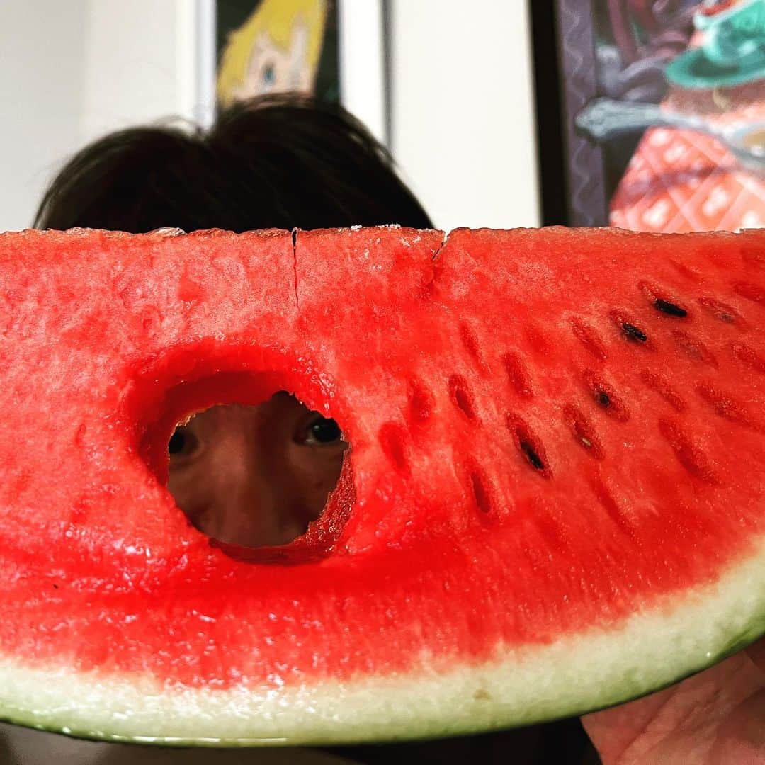 濱口優のインスタグラム：「#スイカ」