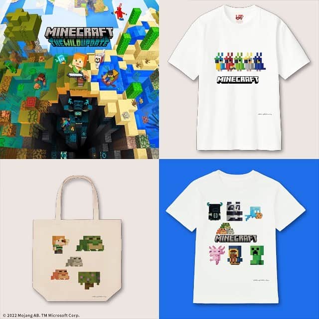 UTme! ユーティミーのインスタグラム：「マインクラフト×UTme! 待望の第三弾 マインクラフトの世界をまったく新しい光と闇で体験しましょう。デザインの選択肢は無限にあり、何をするかはすべてあなた次第です。 新しく追加されたワイルドアップデートのスタンプで、オリジナルのデザインをしましょう。  #utme#オリジナルtシャツ# minecraft」