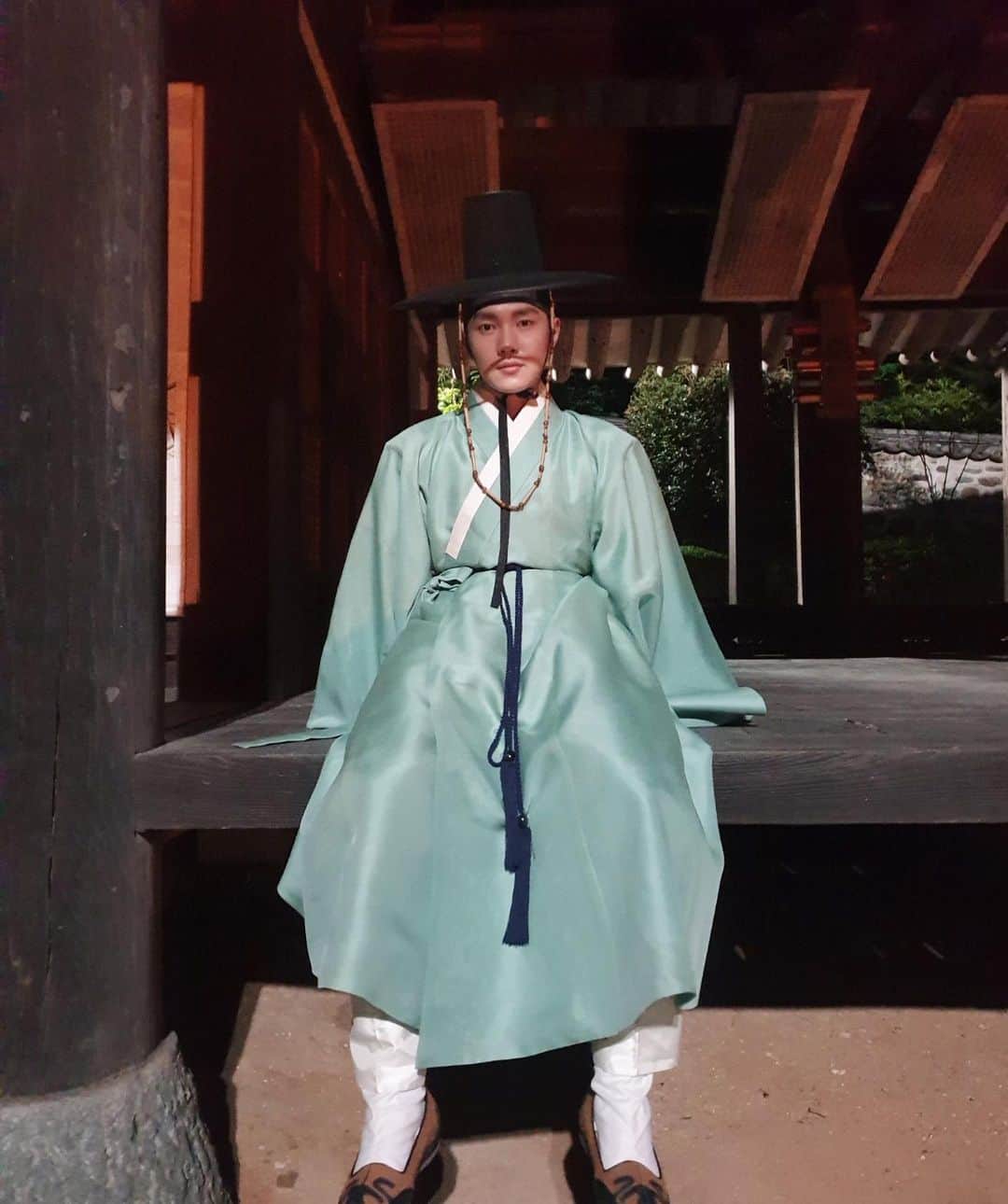 イ・ミンホのインスタグラム：「#붉은단심 이번주 마지막주 엄청나주」