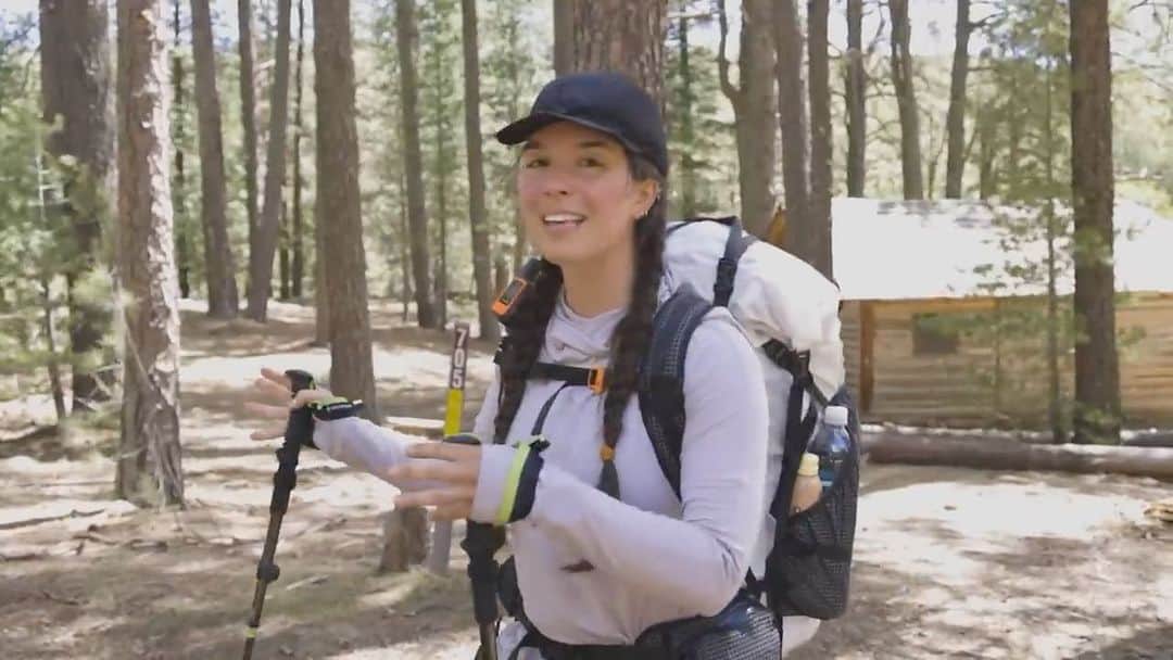 REIのインスタグラム：「In this episode of Miranda in the Wild, @mirandagoesoutside tries something totally new to her—ultralight backpacking. Join her on a multi-day trip as she weighs the pros and cons of backpacking with less than 10 pounds on her back. Link in bio.」