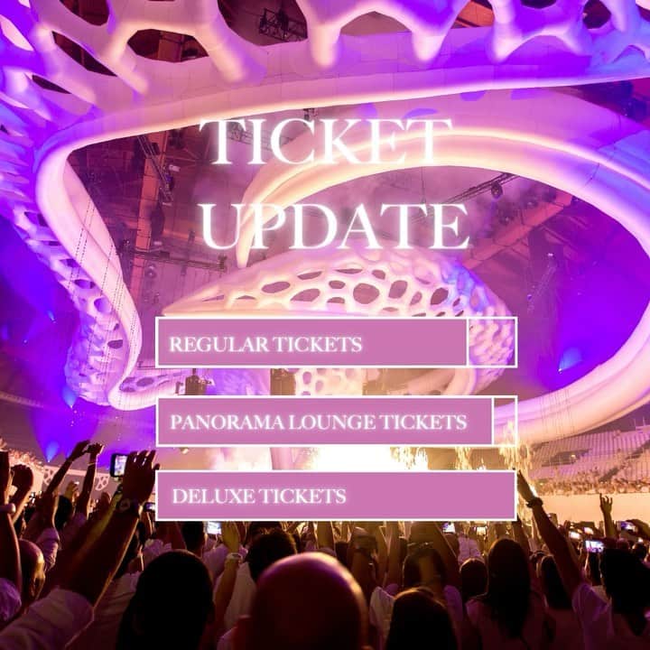Sensationのインスタグラム：「While all Deluxe tickets might be sold out, the very last Regular Entrance and Panorama Lounge tickets are now on sale. Hurry or you'll miss out on getting your hands on one of the last tickets.   🔥 Regular Entrance tickets (last tickets available) 〰️ Panorama lounge tickets (running low) ❌ Deluxe tickets (sold out)  Let's party all night long! Will we see you on the 2nd? Get your tickets via sensation.com/tickets」
