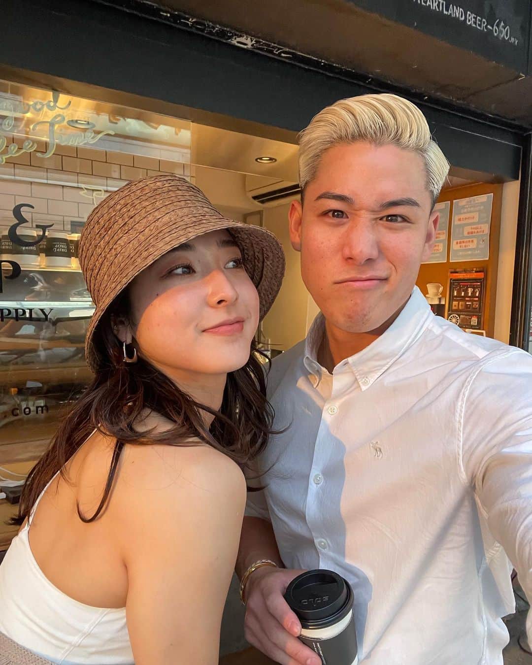 のインスタグラム：「実は初おデートだった京都の日🍵  公表まで載せれなかったから時差すぎるけど、お気に入りの写真を投下🐒」