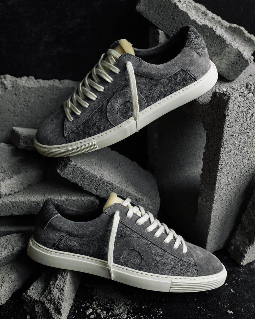 trashのインスタグラム：「My collaboration with @olivercabell is now live! My 1st shoe I ever collaborated on. Only 100 pairs were made. Inspired by my love for decay and dilapidation, I wanted to create a feel of paint chipping off the walls within the different textures on the shoe. The feeling of the distress is through the unique leather material, pulled from one of the most exclusive tanneries in the world. Exposed tongue providing an exposed element of dilapidation. Made in Italy. Link in bio to purchase & to learn more about @olivercabell and their transparent ethos.」