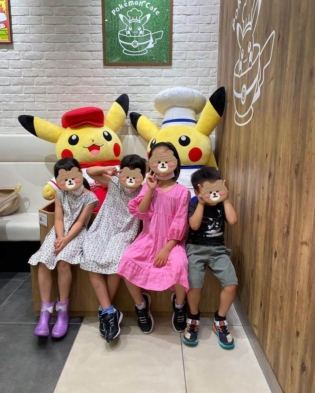 相沢紗世のインスタグラム：「今日はポケモンカフェへ❤️」