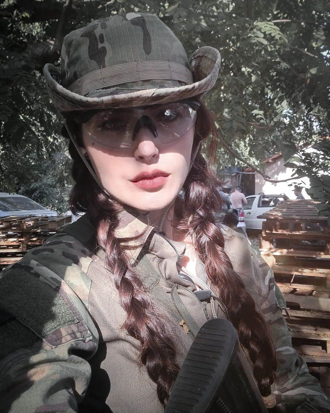 Anna Vargasのインスタグラム：「#airsoft」