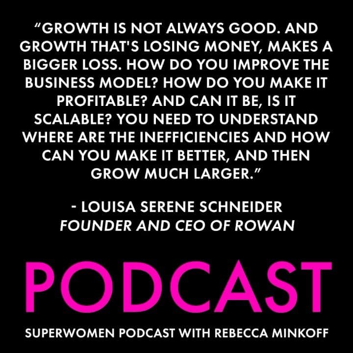 レベッカミンコフのインスタグラム：「Louisa Serene Schneider of @heyrowan saw a chance to reimagine the standard retail ear-piercing business model following the buyout of Claire’s. Tune into today’s episode to learn how Louisa’s idea to create the only ear-piercing chain to start certified nurses at all locations has continued to grow like wildfire!」