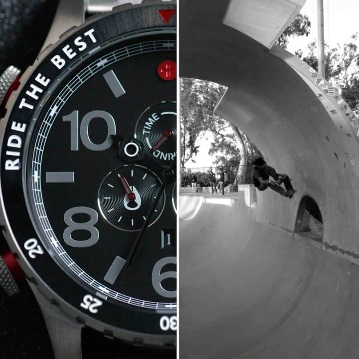 ニクソンのインスタグラム：「The @nixon X @independenttrucks Custom-Built To Grind collab is OUT NOW!   @jawngardner @jake_wooten @keeganpalmer lay it down at Linda Vista. Link in bio for the full collection.   #Nixon #Independenttrucks #CustomBuiltToGrind #WearTheBest」