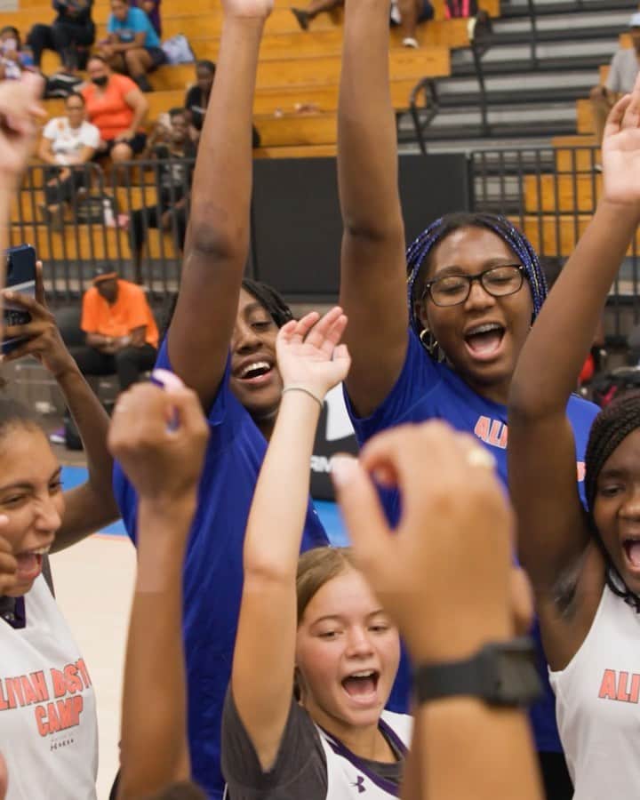 Under Armourのインスタグラム：「Going into this camp, @aliyah.boston had one goal: show that basketball is fun. Showing the passion, the drive, and the fun that goes into the game she loves, all from the place she started - there’s nothing like it.」