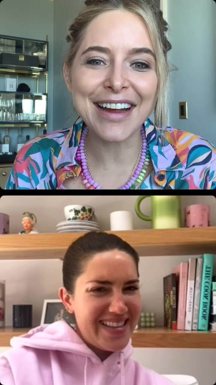ジェニー・モレンのインスタグラム：「Had the pleasure of doing a rich mom deep dive w @tinx Might need to order a craig's sundae to decompress.」