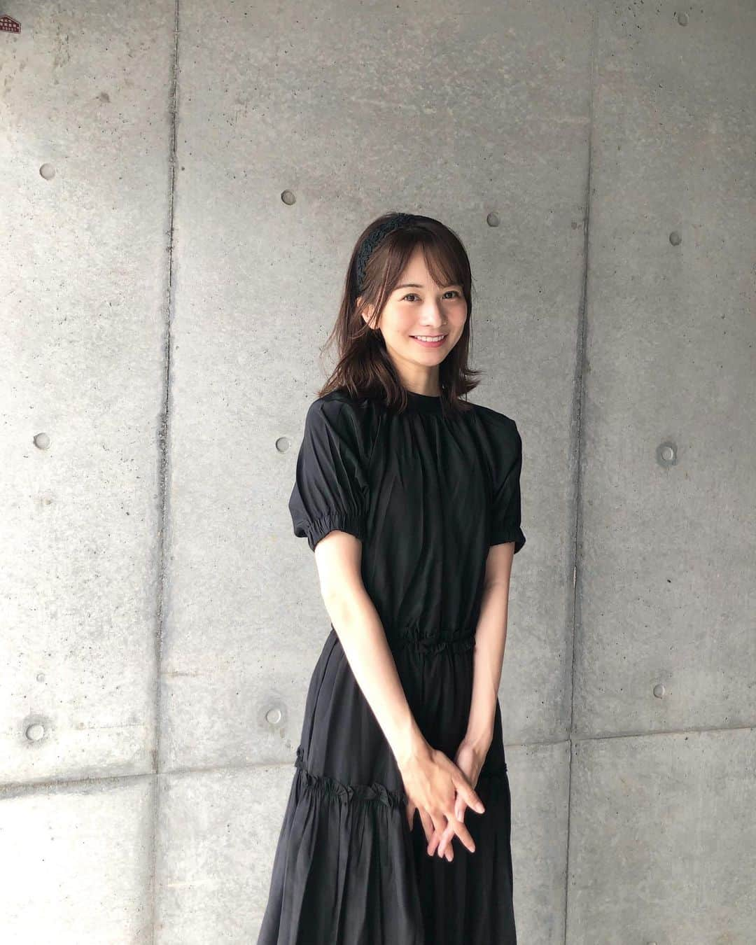 高見侑里さんのインスタグラム写真 - (高見侑里Instagram)「◡̈♥︎ 黒コーデ🖤  ワンピース...#stella_tokyo」6月22日 10時54分 - yuri_takami_official