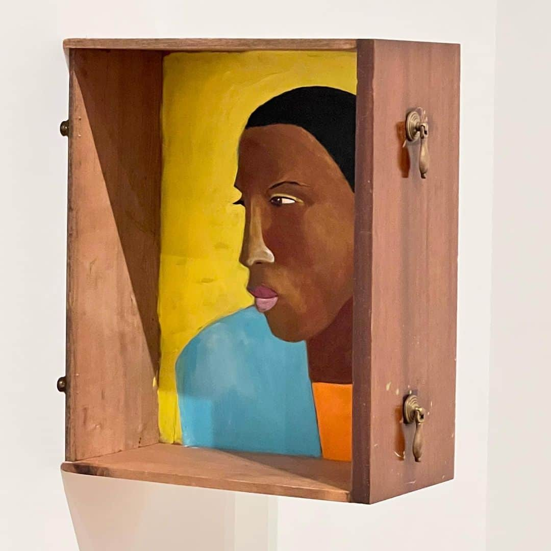 マーカスルプファーのインスタグラム：「LUBAINA HIMID  Man in A Shirt Drawer   #tatemodern #lubainahimid #art #exhibition #london #」