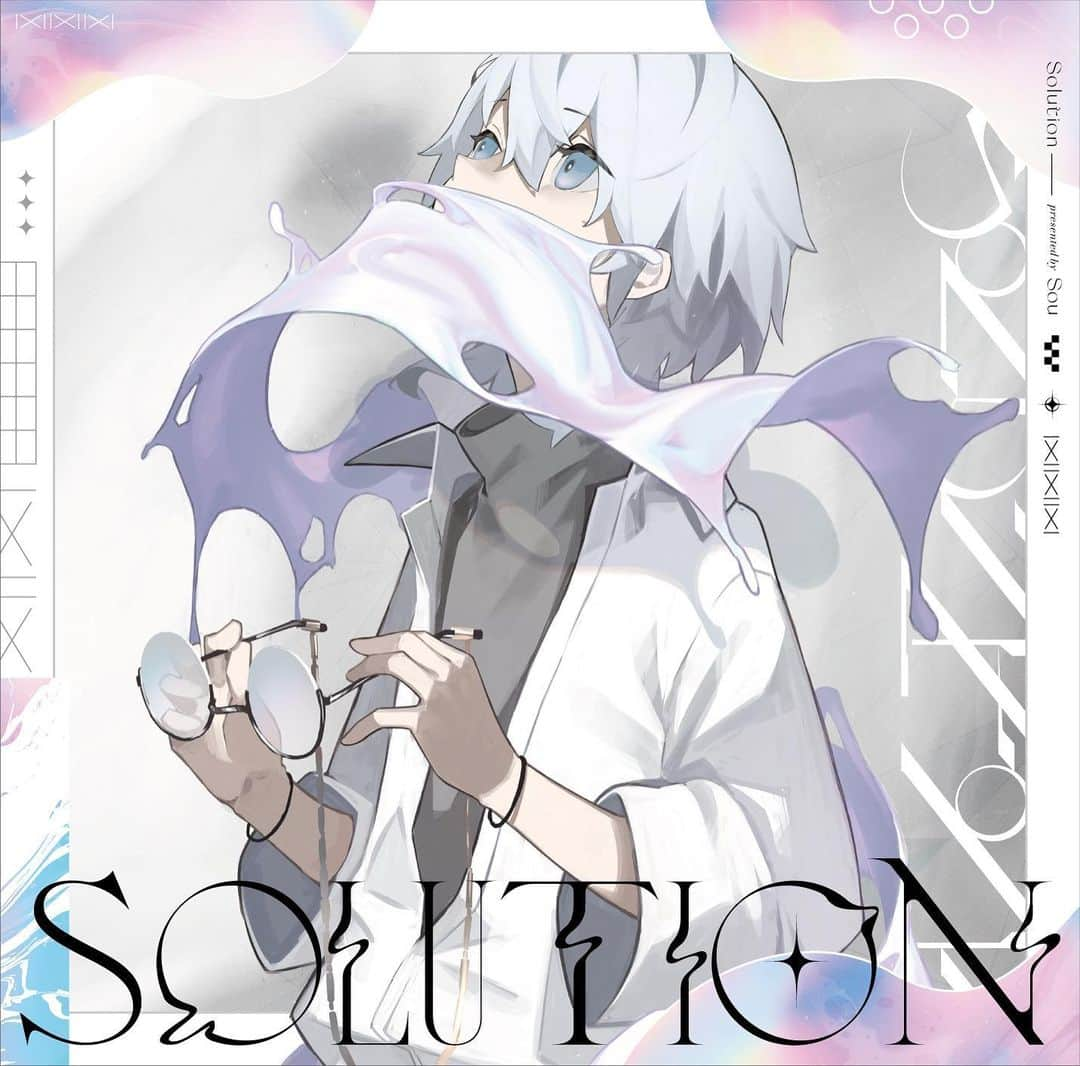 Souのインスタグラム：「3rdアルバム「Solution」本日発売です！ 約3年ぶりのフルアルバム、豪華な方々に楽曲提供もしていただき最高の一枚となりました…！ みんなストーリーとかタグ付けとかで買ったよーって報告とか感想とか色々待ってます！ #Solution #アルバムSolution」