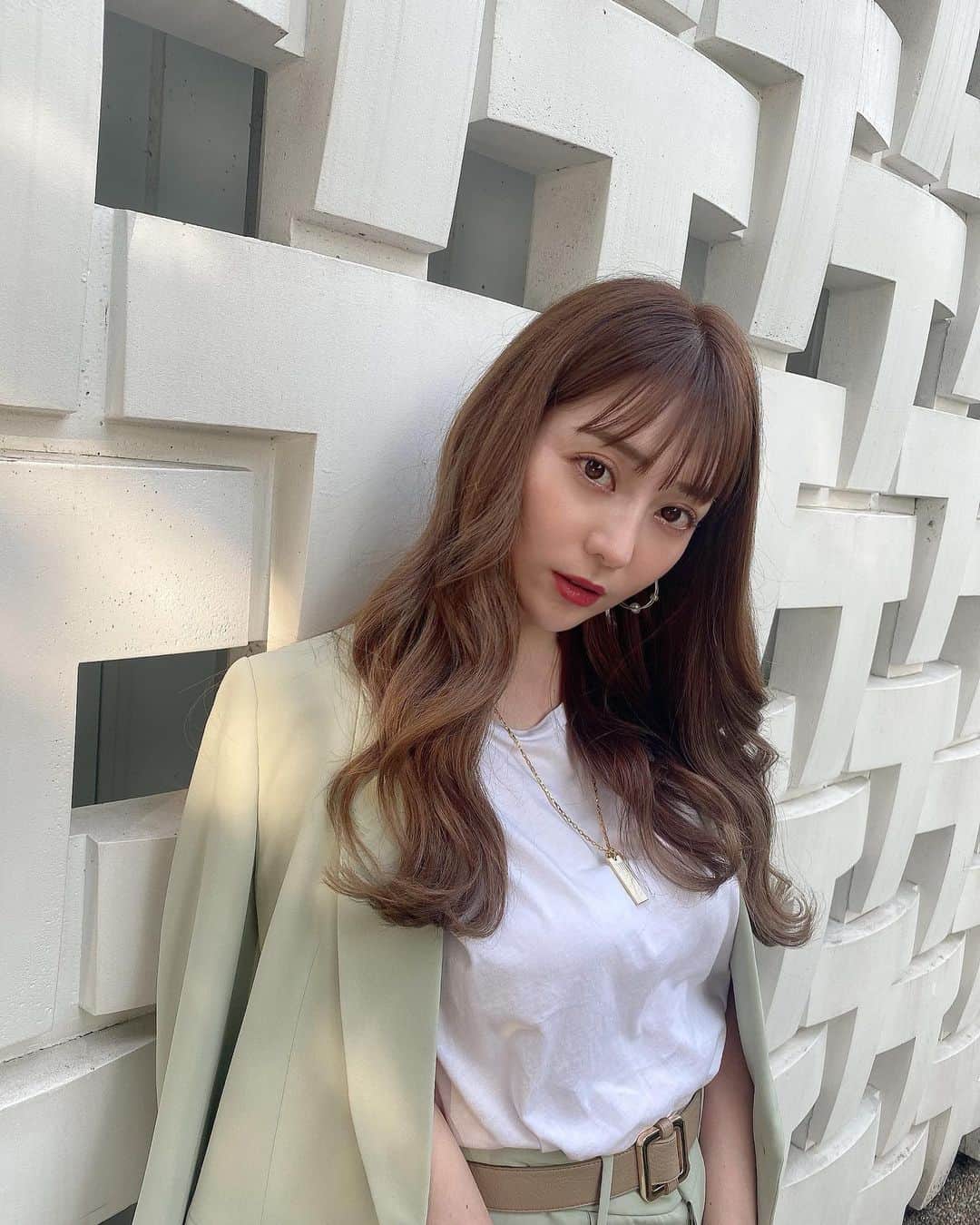 堀尾実咲のインスタグラム：「@lapis_terrace いってきたよーっ💇‍♀️  今回もいいかんじに仕上げて頂きました*\(^o^)/*  @lapis.takuro さん いつもありがとうございます🌻  #lapisterrace #lapis #beauty #hair #ラピステラス #ラピス #渋谷美容院 #美容院 #エクステ #キャビアトリートメント #ケラスターゼ #エクステ東京 #エクステおすすめ #韓国ヘア」