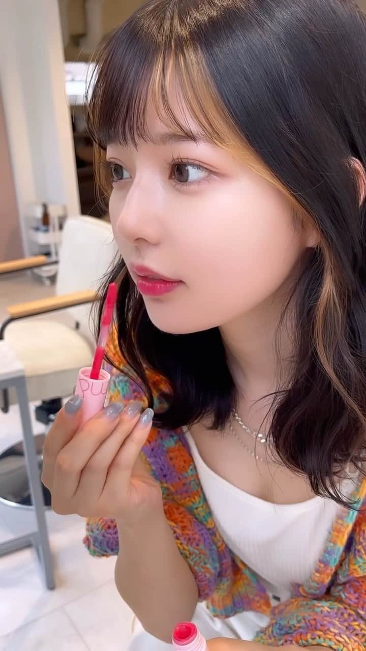 sarimaru(国木田さりまる)のインスタグラム：「脱アイライナーメイク✨ シャドウだけでナチュラルメイクでも激盛れします🫰🏻🫧」