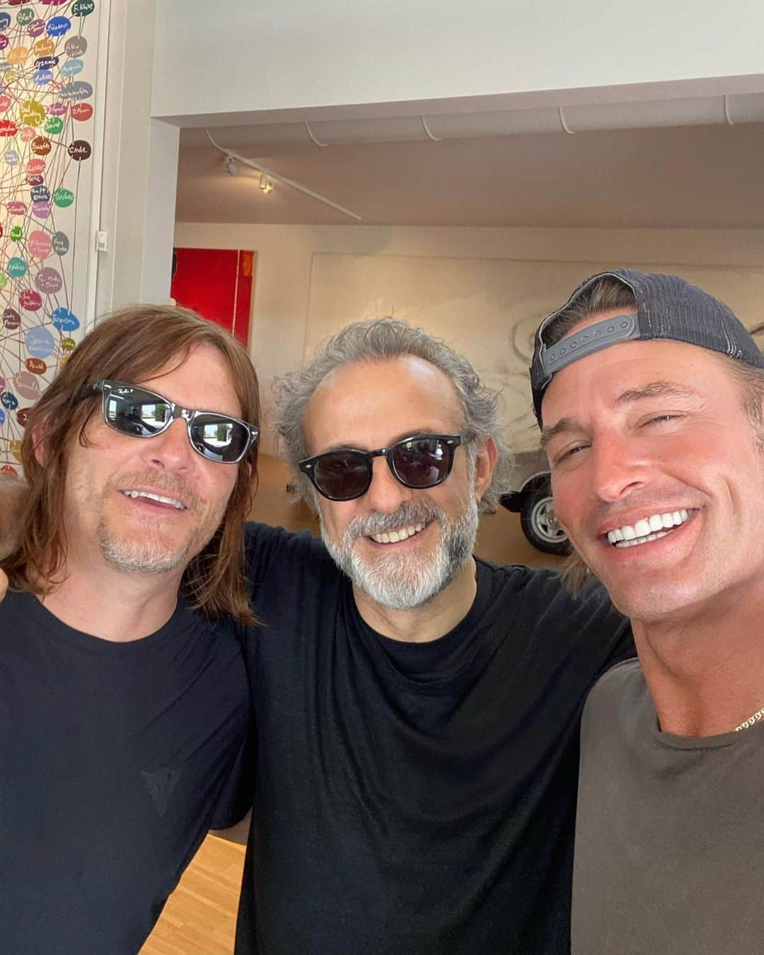 ジョシュ・ホロウェイさんのインスタグラム写真 - (ジョシュ・ホロウェイInstagram)「On @rideamc with @bigbaldhead ... where we had the honor and pleasure to hang with this incredible gentleman @massimobottura ... 4 Michelin star chef, humanitarian, art collector, badass driving, and all around coolest guy ever!!! Thank you for sharing your collections, visions, and passion for life with us, Brother! I’ll never forget that ride with you in the most beautiful Ferrari on the planet! Thank you Norman, for allowing me to join you in some of the most fun adventures I’ve had in a long time! YOU DA MAN!! #RideWithNorman #NormanReedus #MassimoBottura #Italy」6月23日 0時55分 - officialjoshholloway