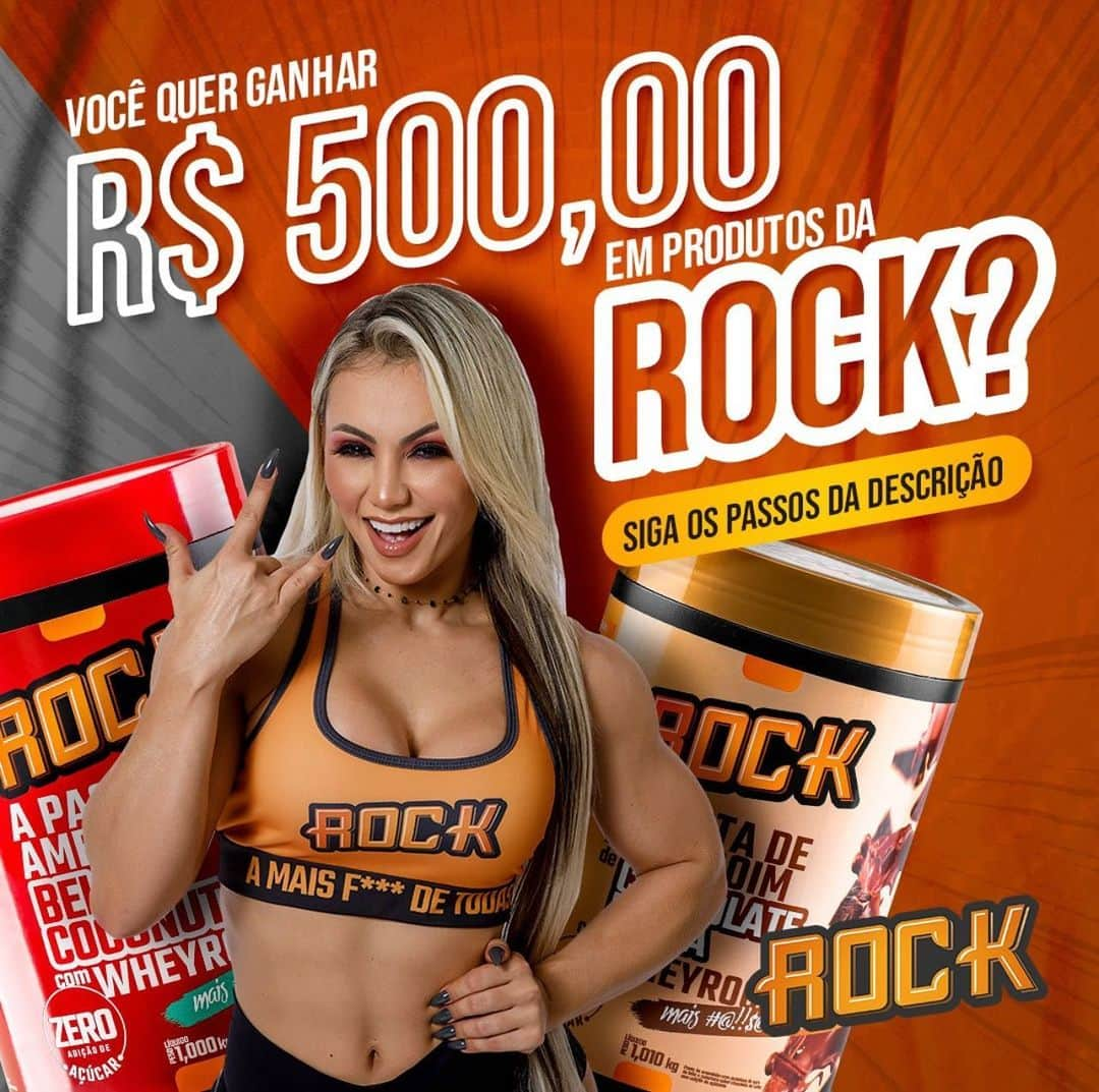 Vivi Winklerさんのインスタグラム写真 - (Vivi WinklerInstagram)「Sorteio - Foto oficial 🚨500$ em @rock.peanut  . Quer ganhar 500$ em @rock.peanut minha marca de pasta de amendoim 🥜? Super fácil, regras abaixo ⬇️: - seguir a @rock.peanut  - comentar qualquer coisa; - marcar 3 amigos; .  DIA 10/07 libero o ganhador !!! VALENDOOOO!!!!」6月23日 7時46分 - viviwinkler