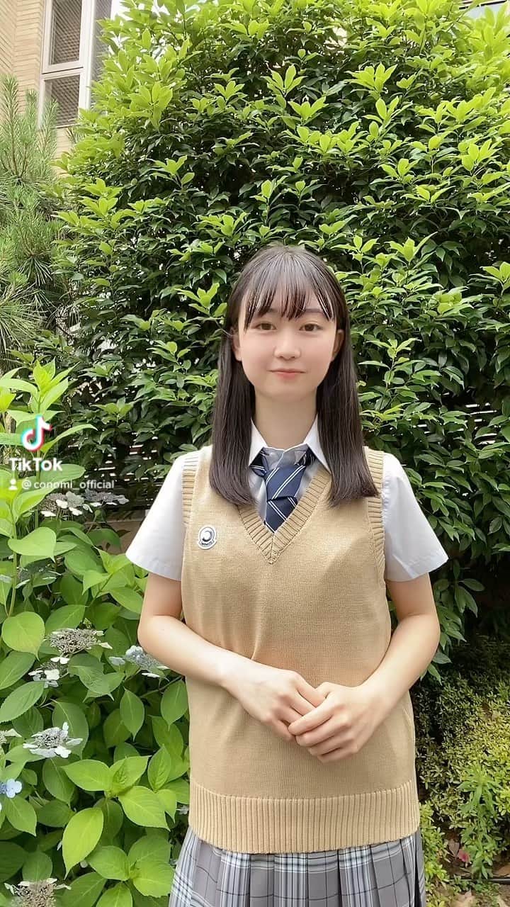 のインスタグラム：「【原宿店】 モデル▶️ @iam_a_honami  ・ #conomi #制服 #制服ディズニー #制服ユニバ #なんちゃって制服 #制服アレンジ #制服プリ #制服コーデ #女子高生 #jkブランド #fjk #sjk #ljk #jkの日常 #jkの素敵な思い出 #春からjk #オシャレさんと繋がりたい #ポートレート撮影 #えもい #アオハル #青春フォトグラフ #青春は戻らないらしい #ootd #fashion #cute #instagood #instalike #followme #l4likes #f4follow」