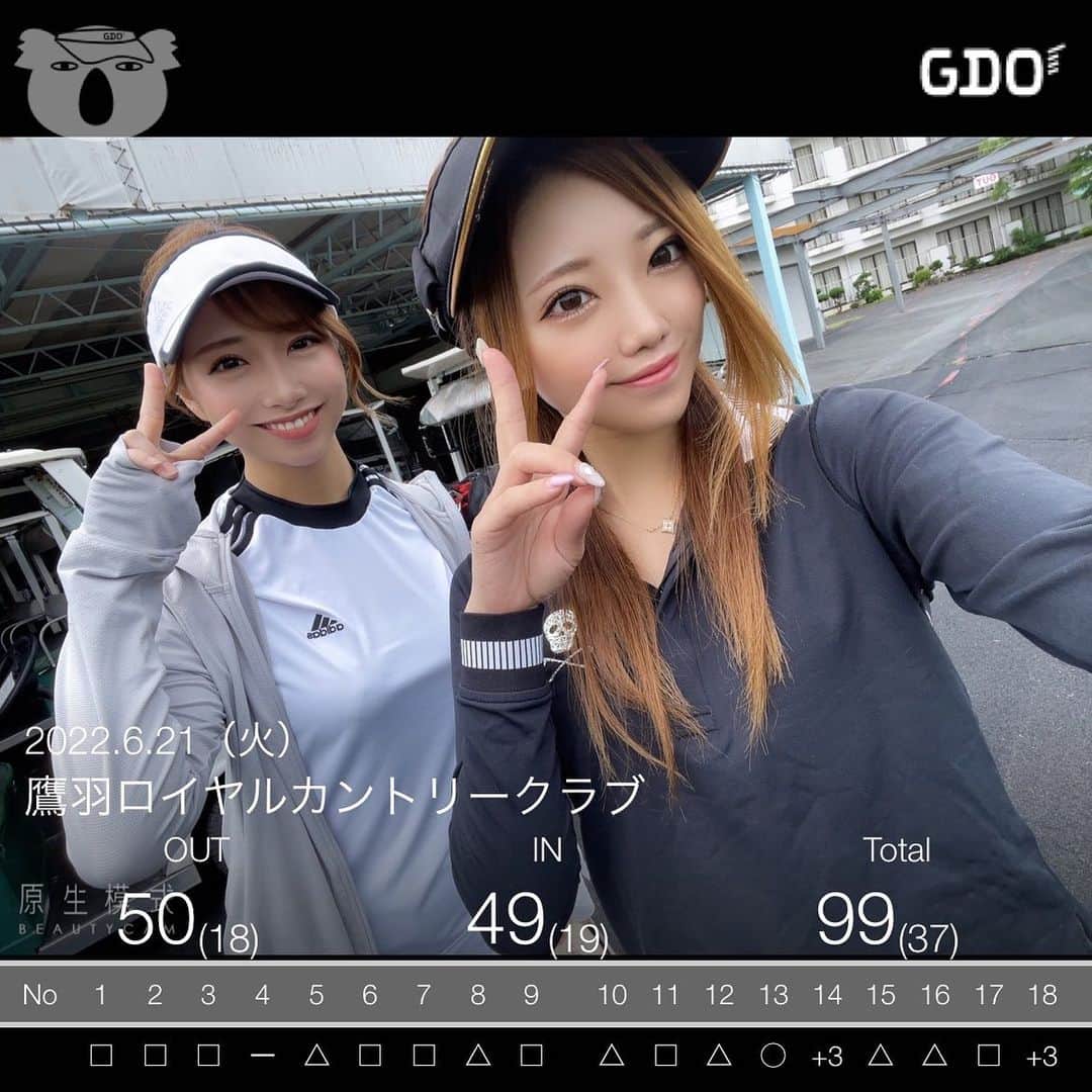 あみおかのインスタグラム：「💙💚💛💜❤💗💖🤍´-  色んな知り合いに まだ100切れてないの？って 言われ続けてようやく🤣🗯  お待たせしすぎました😌💭  でも鷹羽は距離がとっても短いから 知ってる人からは 「あー鷹羽ねっ。。。」 ってなるかもだけど それでも嬉しかったー🤍💛💚  いつも乗るタクシーのおじちゃんも それでも100切りは100切り！ 凄いことだよーって🥹💗 優しい人すぎて幸せ感じた🕊笑  また一時100切り出なだろうから またコツコツと頑張ります🫥💞笑  自分で言うのもなんだけど 成長したなー☺️☝🏼  これからも応援お願いします🌿🕊  #女子ゴルフ #ゴルフ女子 #ゴルフ #ゴルフスコア #100切り  #ゴルフヘア #ゴルフウェア #ゴルフウェアレディース」