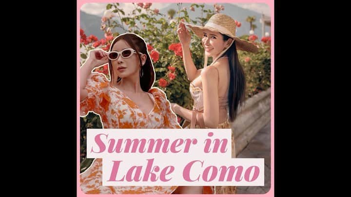ジェイミー・チュアのインスタグラム：「From Paris to Lake Como! Part 2 of my Europe Vlog is now up on my channel, and all I can say is Lake Como is always such a dream.🥰」
