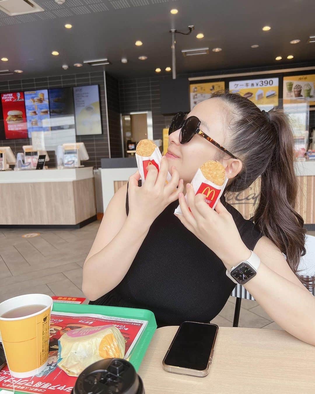 のインスタグラム：「マクド🍟🍔  . . 📷 @yanapai04  #マクド #マクドナルド #朝マック」