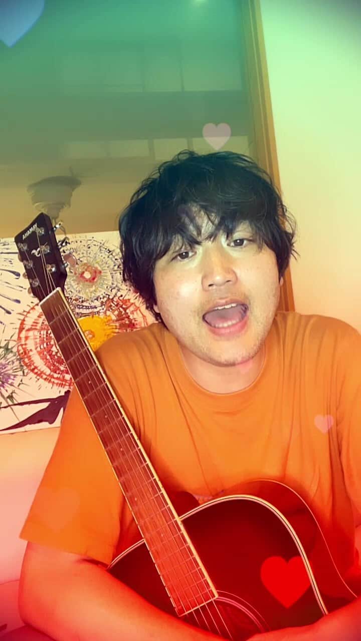 武田双雲のインスタグラム：「歌うだけの、ふざけるライブ」