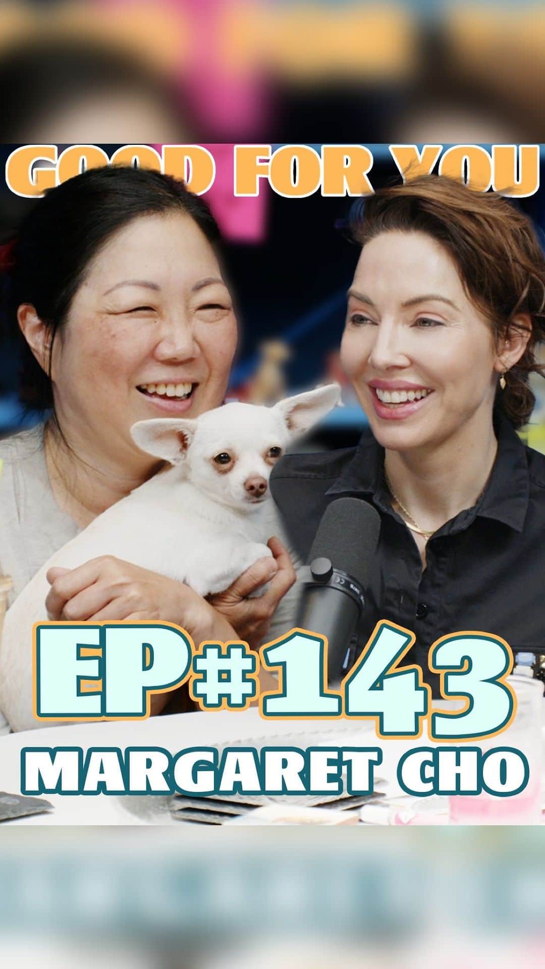 ウィットニー・カミングスのインスタグラム：「The mighty @margaret_cho is on the pod today and we dig deep on toe sex and getting peed on」
