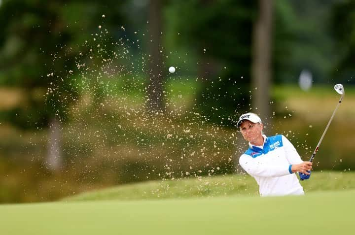 ライアン・オウトゥールのインスタグラム：「Day one! Quick sleep and up to do it again!!! Loving this course ❤️ @kpmgwomenspga」