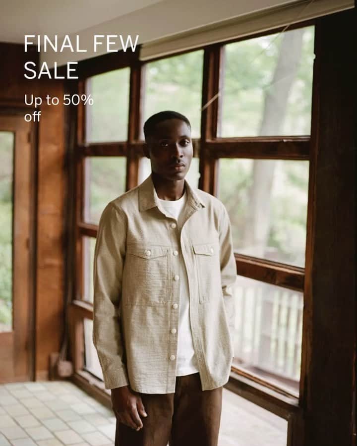 スティーブンアランのインスタグラム：「There are just a few left of these past-season styles, so we marked them down. Up to 50% in our sale section.」