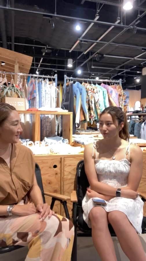 BillabongWomensJapanのインスタグラム：「BEACH GIRLS FASHION TALK @shinomatsuda  @okada_sanae_stylist」