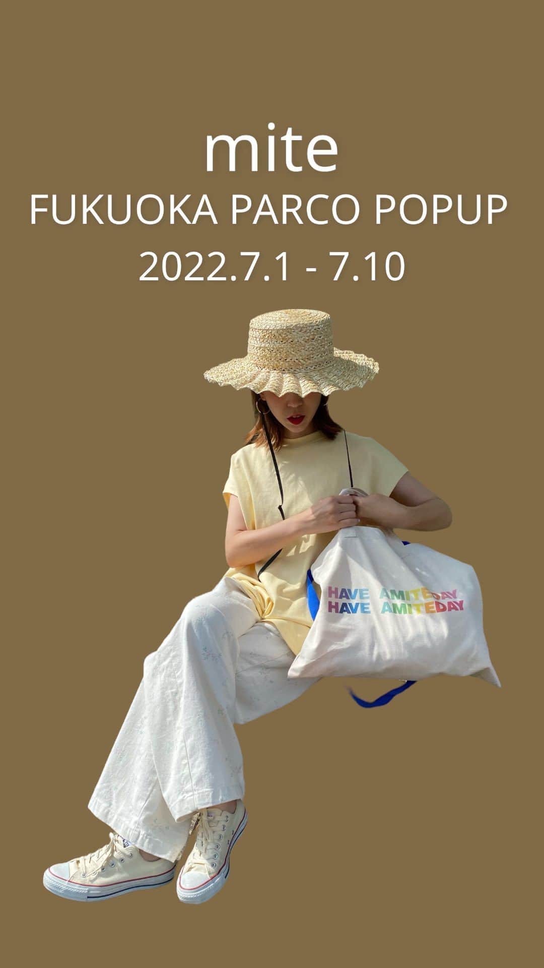 k.eee.iのインスタグラム：「⁡ ⁡ ⁡ またまたリ-ルだょ🧵🤪 ⁡ @mite__official さん初の福岡👏🌈 FUKUOKA PARCO POPUP 7.1(fri)-7.10(sun) ⁡ @syoko_mite ちゃん👩🏼 ほんとすごぃ❤️‍🔥 miteさん♡しょ-こちゃん♡ ファンの1人として 応援してる---🗣♡♡♡ ⁡ 先行itemや限定カラ-item 勝手にまとめてみた-🕺🏻爆。 ⁡ やっぱり動画って お洋服の感じ分かりやすい🤓‼︎ (気がする。のは私だけか…なっ🫠) ⁡ どれも好き🫶🫶🫶 ⁡ みなさんは~ 何をGETされるのかな👚👗👕🛍♡ ⁡ ⁡」