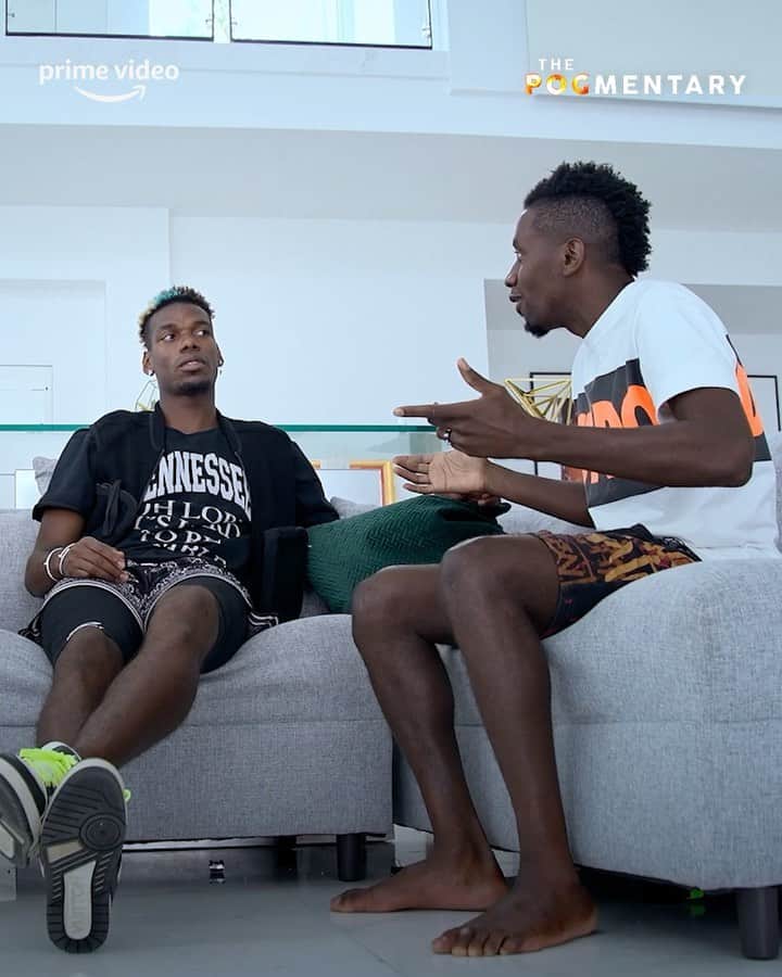 ポール・ポグバのインスタグラム：「Tant de chemin parcouru aux côtés de mon @blaisematuidiofficiel 💪  We've come such a long way @blaisematuidiofficiel 💪   #ThePogmentary @primevideofr #BornReady」