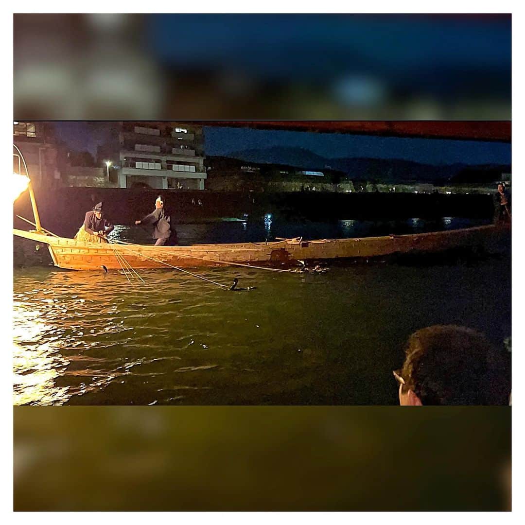 のインスタグラム：「長良川の鵜飼 スペシャル動画はＭass@Ｍaniaのミタが、、、✨👀✨ . #長良川鵜飼  #生さだ #今夜も生でさだまさし  #さだまさし #sadamasashi #まっさマニア #まっさマニアミタ」