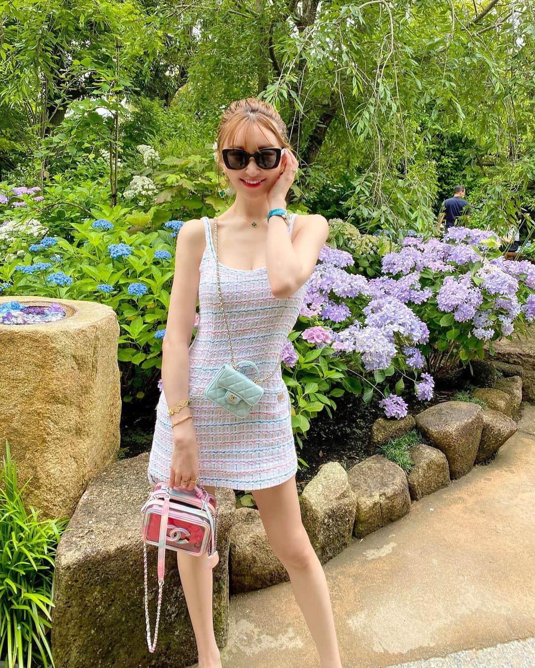 JUNKO（飯田順子）のインスタグラム：「鎌倉散策してみた✨☺️ 紫陽花綺麗だった💜 ランチも絶景でした✨ 晴れてたらもっと最高だったかも🌈 楽しい1日でした❤︎ 次も行きたいとこできたし😍 ・ ・ #思い出」