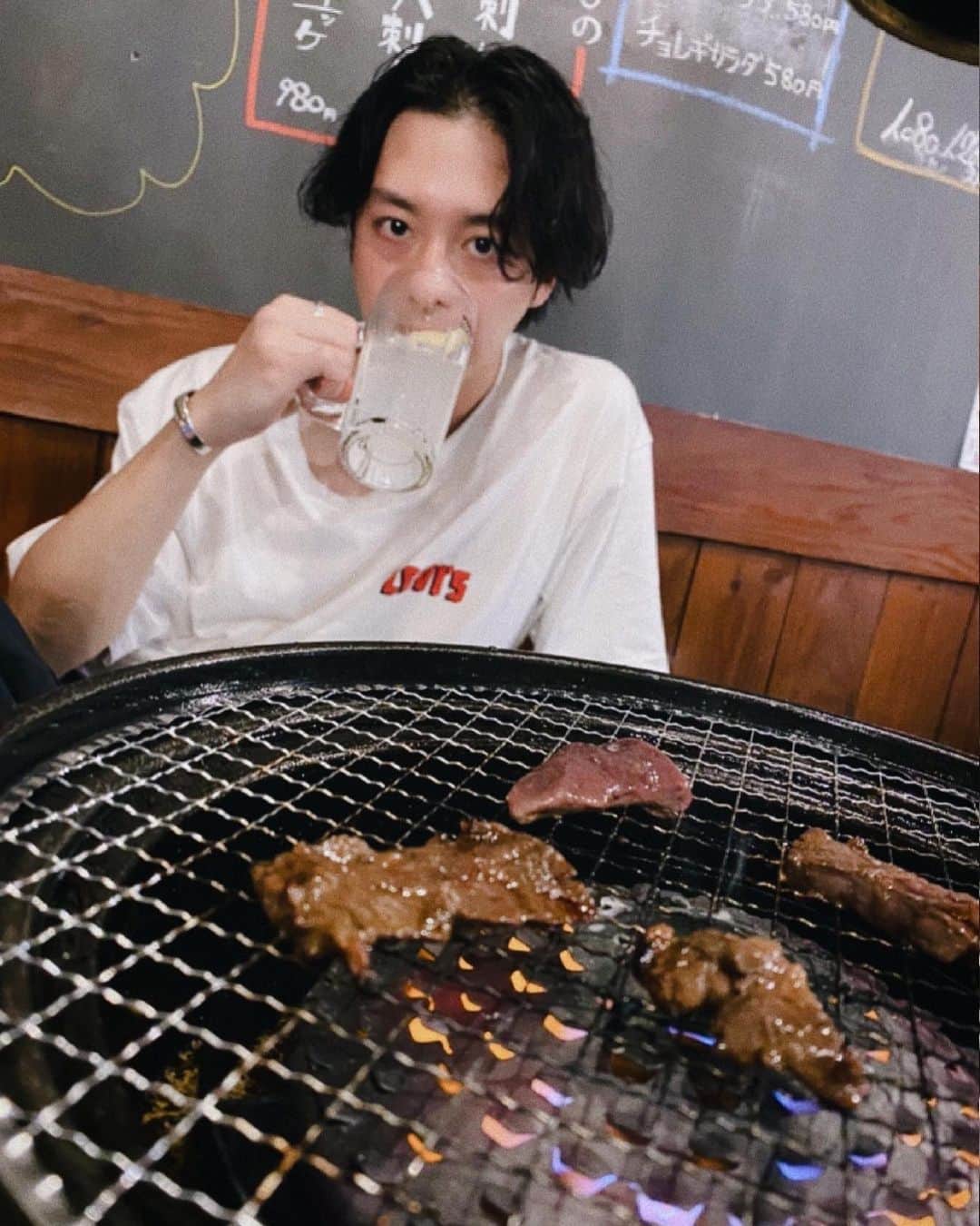 渡部秀のインスタグラム：「🍖🍶🍧  #カツカレーのジャイアン」