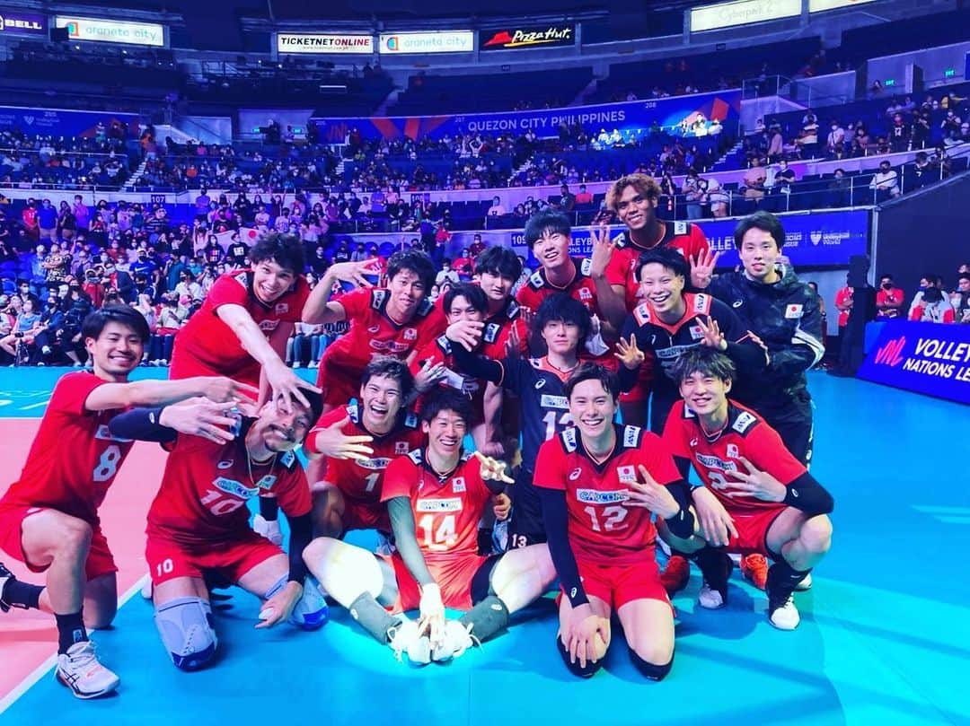 山内晶大のインスタグラム：「. . . VNL Philippine round🇵🇭 . . ➡️Next Japan🇯🇵 . . . #VNL #Philippine #Manila」